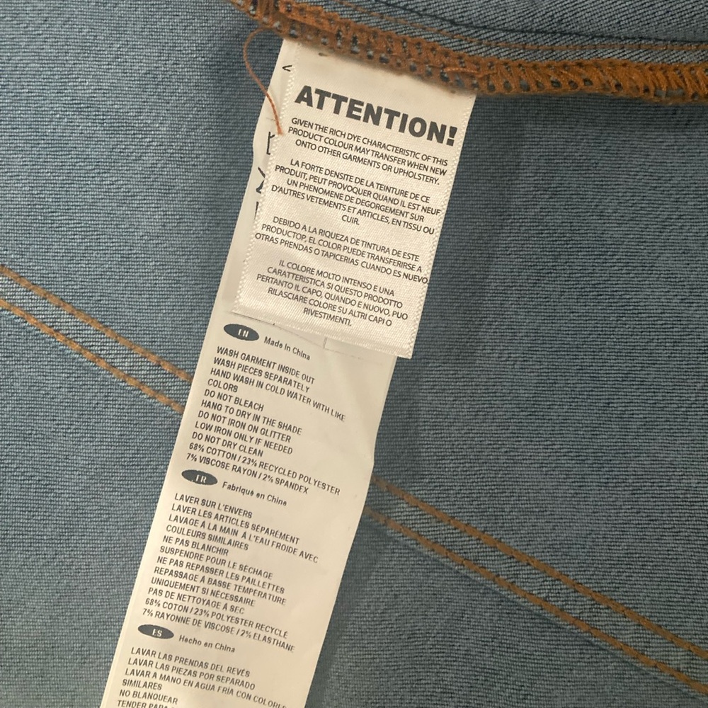 JOSEPH RIBKOFF Sequin Denim Jacket - Picture 12 of 12